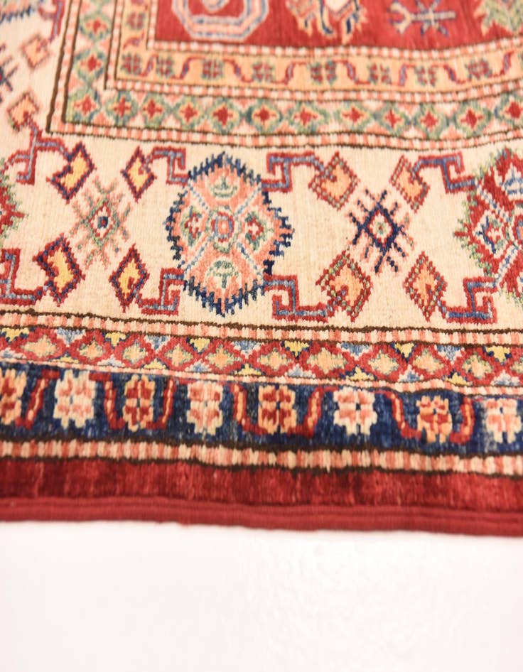 Detail image of  5' 7 x 7' 11  Hand Knotted Kazak Oriental Rug