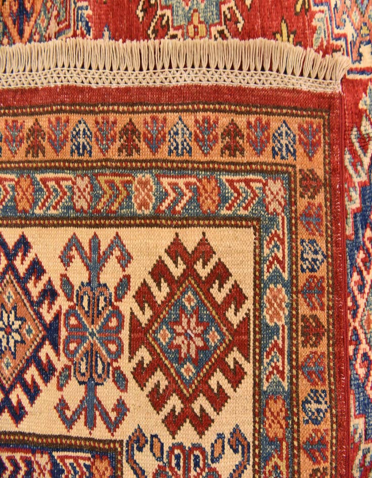 Detail image of  6' x 8' 3  Hand Knotted Kazak Oriental Rug