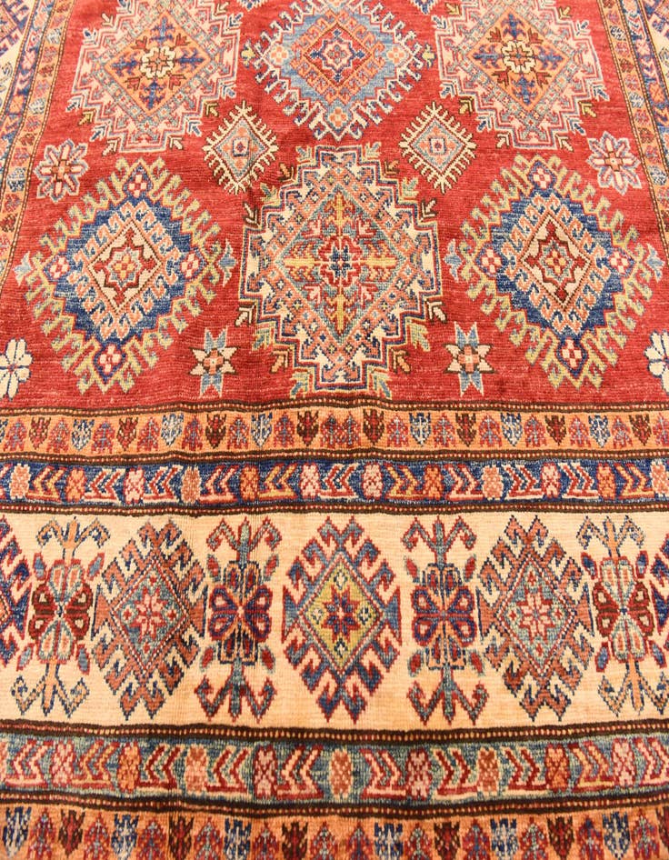 Detail image of  6' x 8' 3  Hand Knotted Kazak Oriental Rug