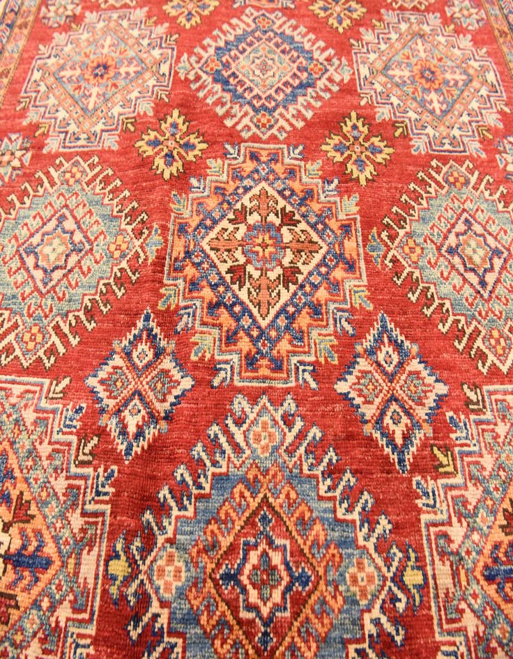 Detail image of  6' x 8' 3  Hand Knotted Kazak Oriental Rug