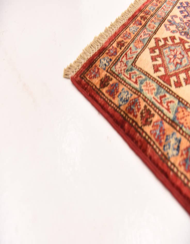 Detail image of  6' x 8' 3  Hand Knotted Kazak Oriental Rug