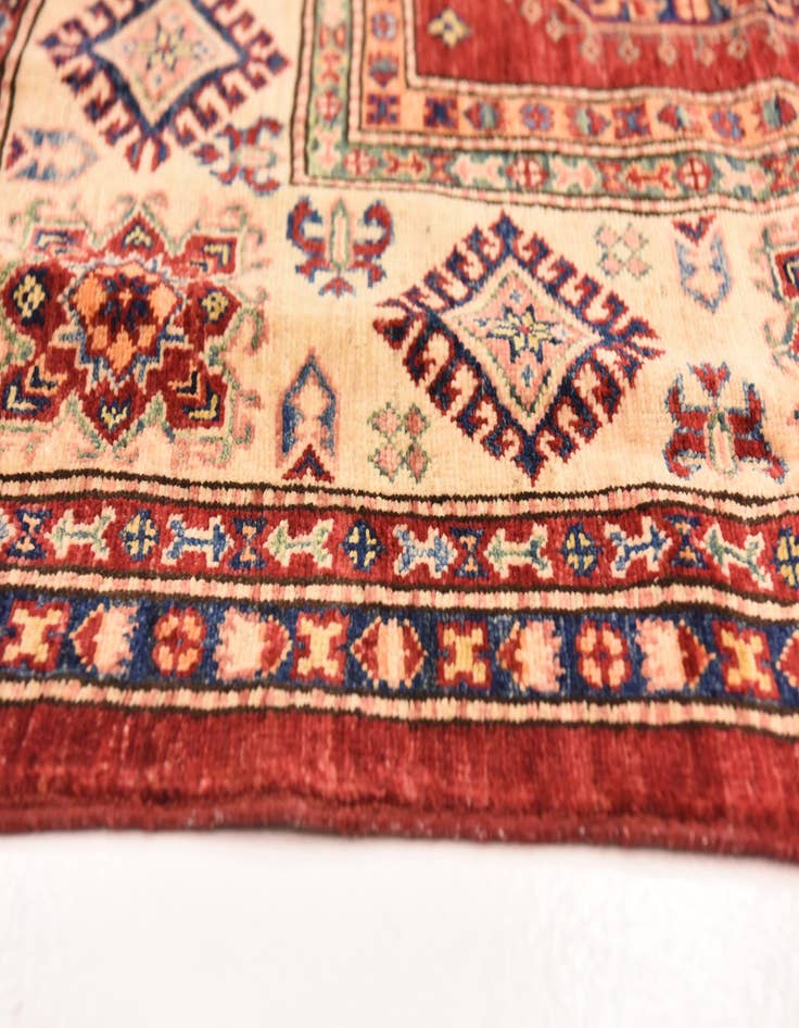 Detail image of  5' 9 x 8' 2  Hand Knotted Kazak Oriental Rug