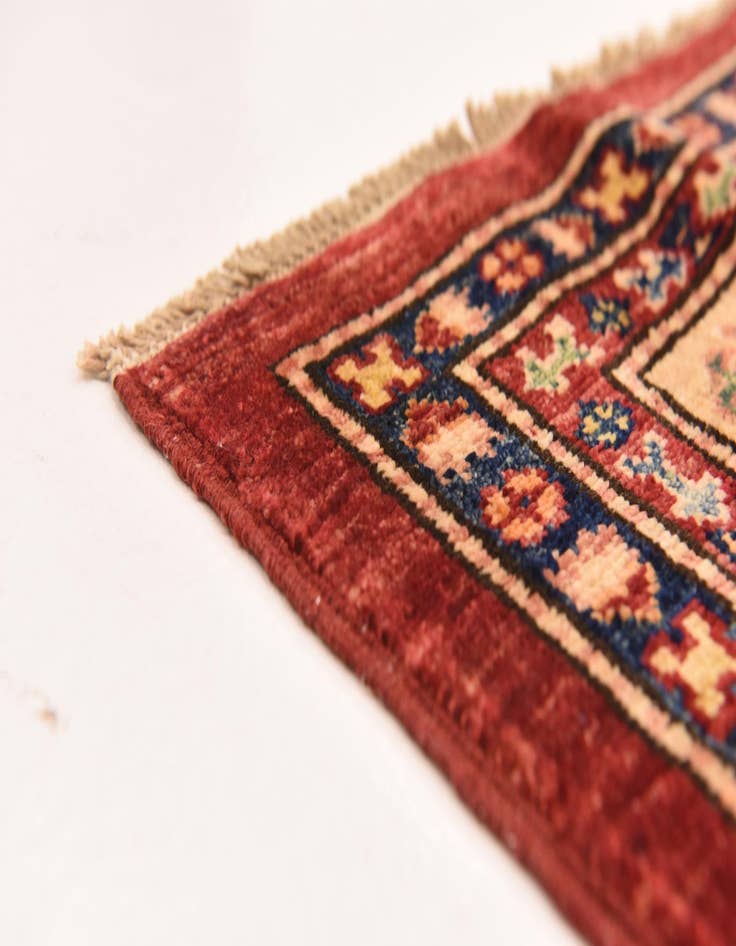 Detail image of  5' 9 x 8' 2  Hand Knotted Kazak Oriental Rug