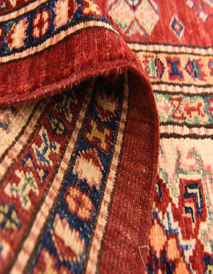Detail image of  5' 9 x 8' 2  Hand Knotted Kazak Oriental Rug