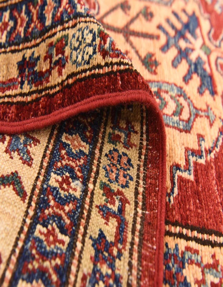 Detail image of  5' 9 x 8' 2  Hand Knotted Kazak Oriental Rug