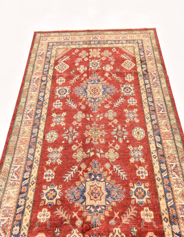 Detail image of  5' 7 x 8' 4  Hand Knotted Kazak Oriental Rug