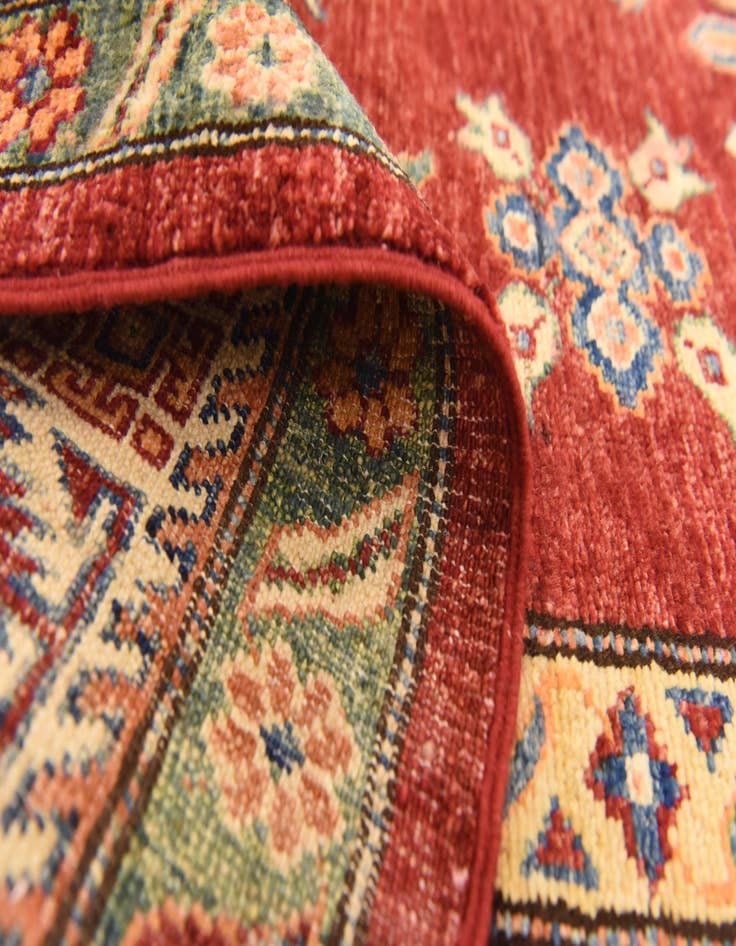 Detail image of  5' 7 x 8' 4  Hand Knotted Kazak Oriental Rug