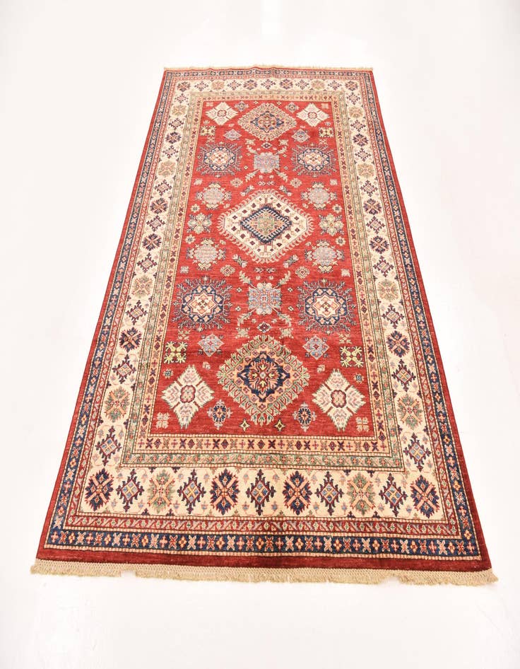 Detail image of  5' 7 x 8'  Hand Knotted Kazak Oriental Rug