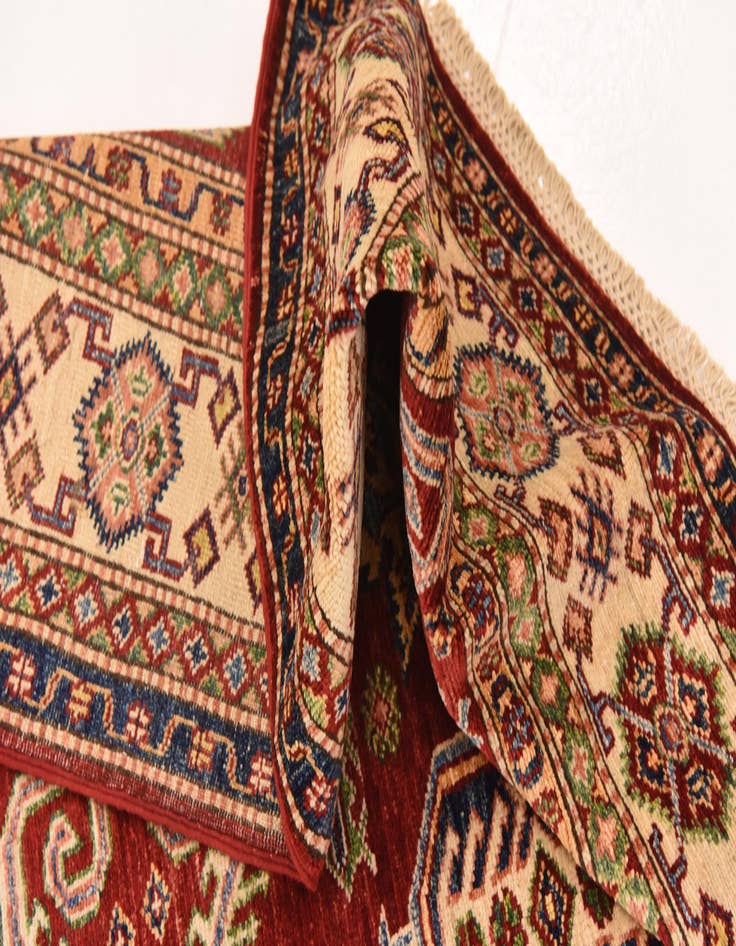 Detail image of  5' 6 x 7' 10  Hand Knotted Kazak Oriental Rug