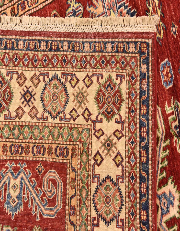 Detail image of  5' 6 x 7' 10  Hand Knotted Kazak Oriental Rug