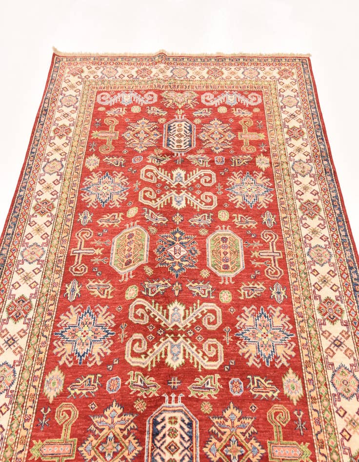 Detail image of  5' 6 x 7' 10  Hand Knotted Kazak Oriental Rug