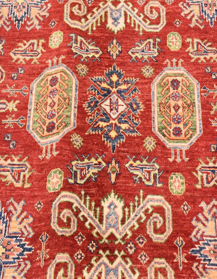 Detail image of  5' 6 x 7' 10  Hand Knotted Kazak Oriental Rug