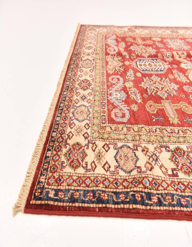 Detail image of  5' 6 x 7' 10  Hand Knotted Kazak Oriental Rug