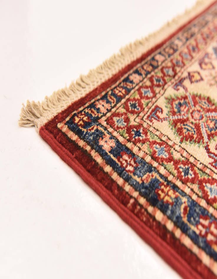 Detail image of  5' 6 x 7' 10  Hand Knotted Kazak Oriental Rug