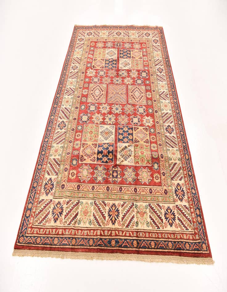 Detail image of  5' 7 x 8'  Hand Knotted Kazak Oriental Rug