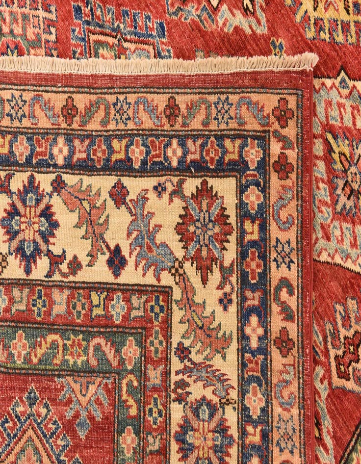 Detail image of  5' 11 x 7' 10  Hand Knotted Kazak Oriental Rug