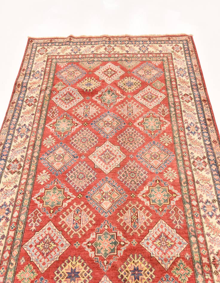 Detail image of  5' 11 x 7' 10  Hand Knotted Kazak Oriental Rug