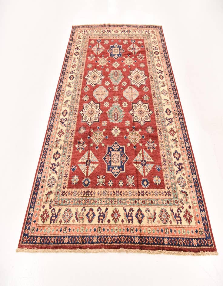 Detail image of  5' 7 x 7' 11  Hand Knotted Kazak Oriental Rug