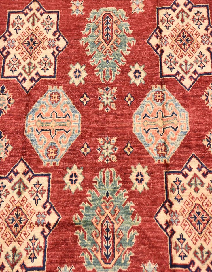 Detail image of  5' 7 x 7' 11  Hand Knotted Kazak Oriental Rug