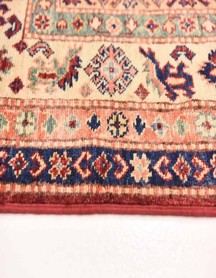 Detail image of  5' 7 x 7' 11  Hand Knotted Kazak Oriental Rug