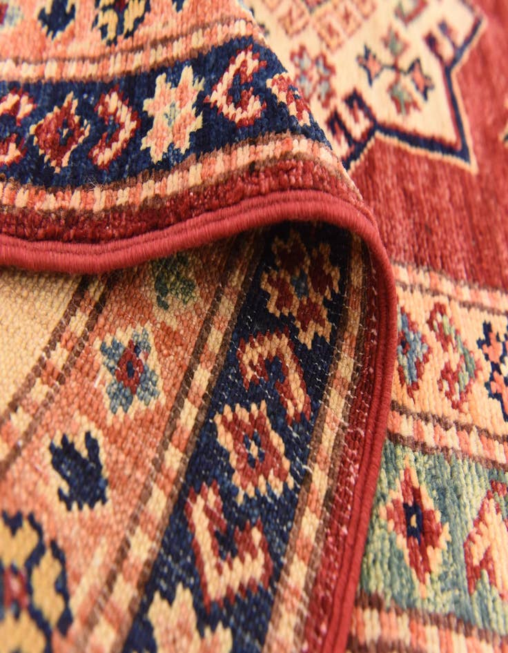 Detail image of  5' 7 x 7' 11  Hand Knotted Kazak Oriental Rug