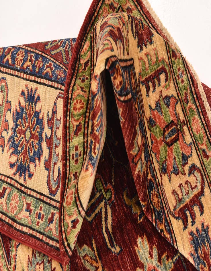 Detail image of  5' 10 x 7' 10  Hand Knotted Kazak Oriental Rug