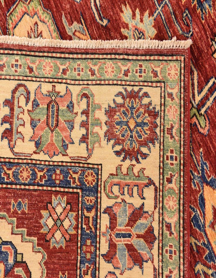 Detail image of  5' 10 x 7' 10  Hand Knotted Kazak Oriental Rug