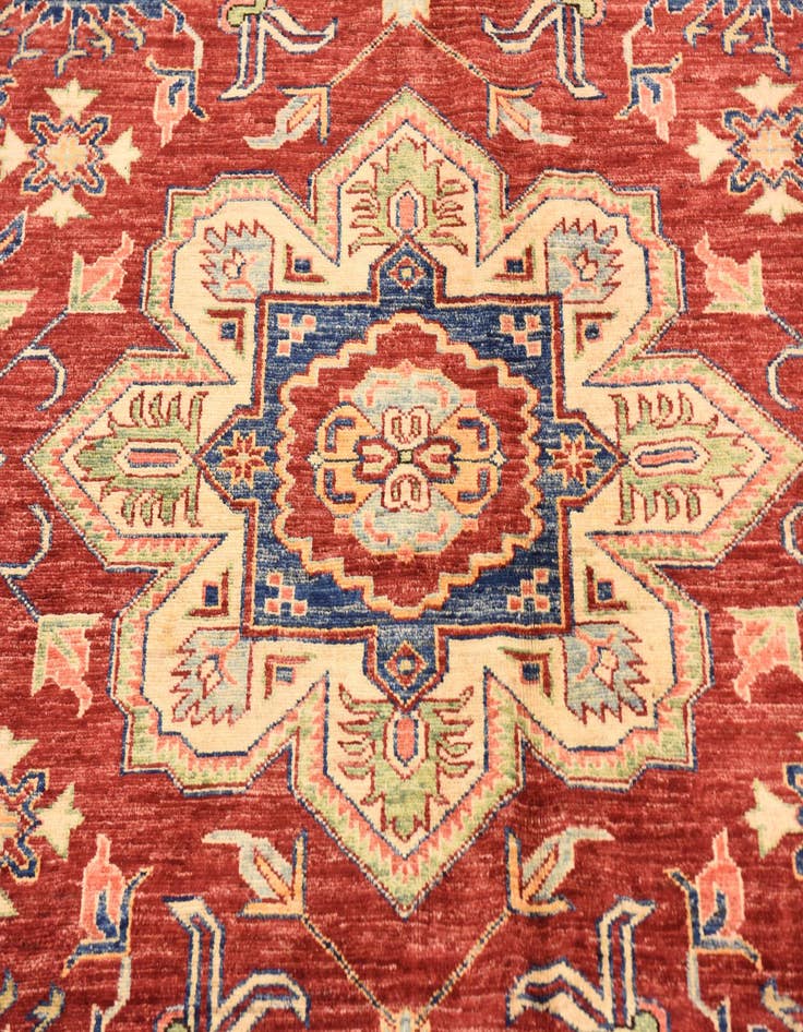 Detail image of  5' 10 x 7' 10  Hand Knotted Kazak Oriental Rug