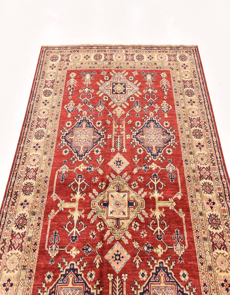 Detail image of  5' 6 x 7' 7  Hand Knotted Kazak Oriental Rug