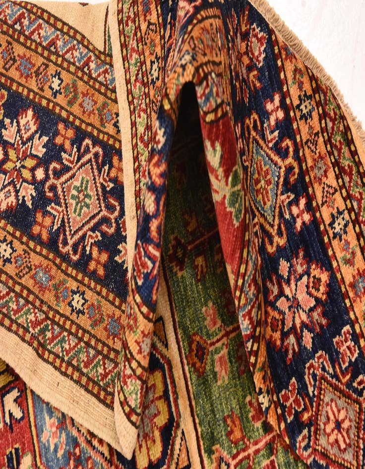 Detail image of  5' 11 x 8' 1  Hand Knotted Kazak Oriental Rug