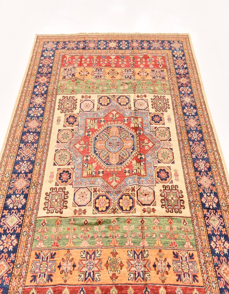 Detail image of  5' 11 x 8' 1  Hand Knotted Kazak Oriental Rug