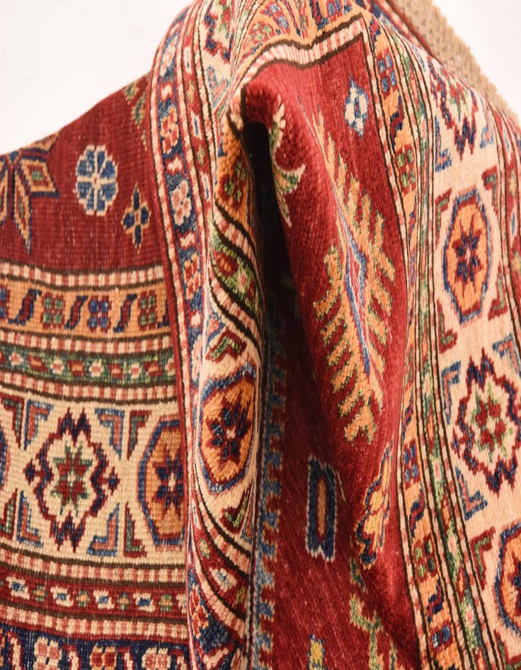 Detail image of  3' 10 x 6'  Hand Knotted Kazak Oriental Rug