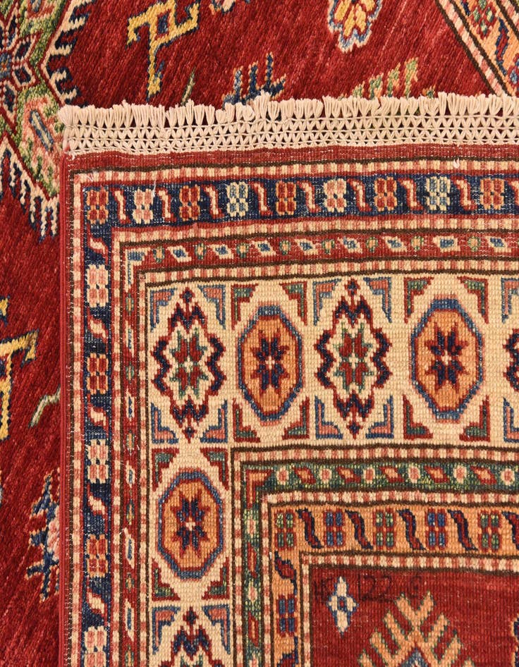 Detail image of  3' 10 x 6'  Hand Knotted Kazak Oriental Rug