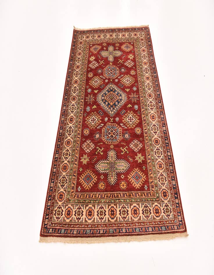 Detail image of  3' 10 x 6'  Hand Knotted Kazak Oriental Rug