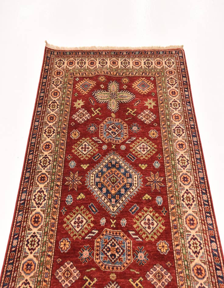 Detail image of  3' 10 x 6'  Hand Knotted Kazak Oriental Rug