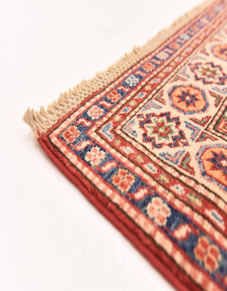 Detail image of  3' 10 x 6'  Hand Knotted Kazak Oriental Rug