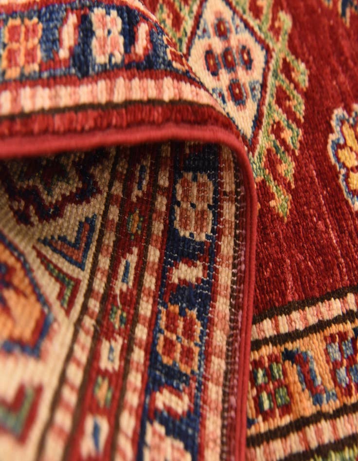 Detail image of  3' 10 x 6'  Hand Knotted Kazak Oriental Rug