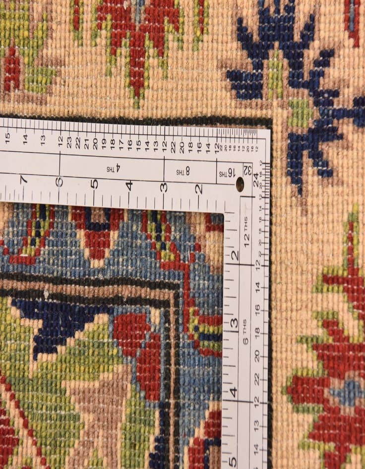 Detail image of  6' 7 x 9' 7  Hand Knotted Kazak Rug