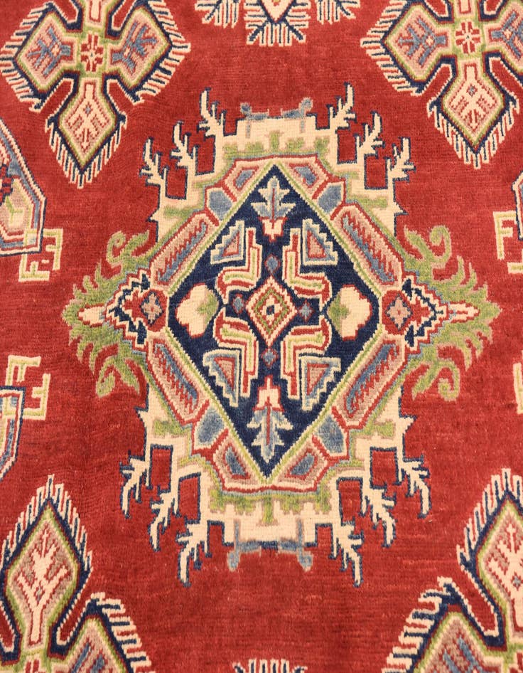 Detail image of  6' 7 x 9' 7  Hand Knotted Kazak Rug