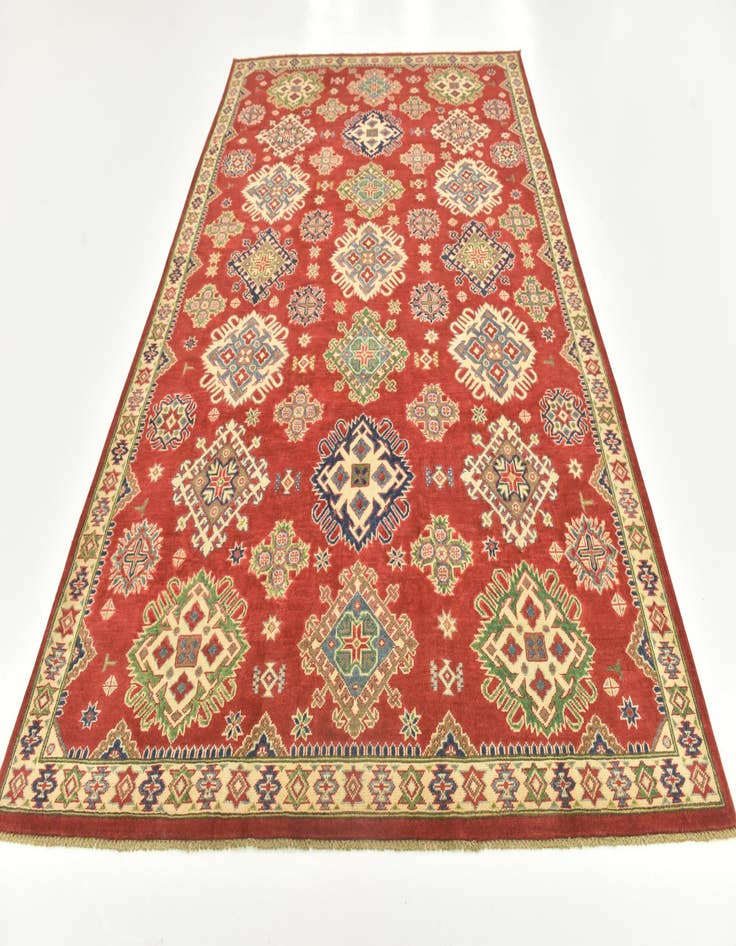 Detail image of  6' 6 x 9' 10  Hand Knotted Kazak Rug