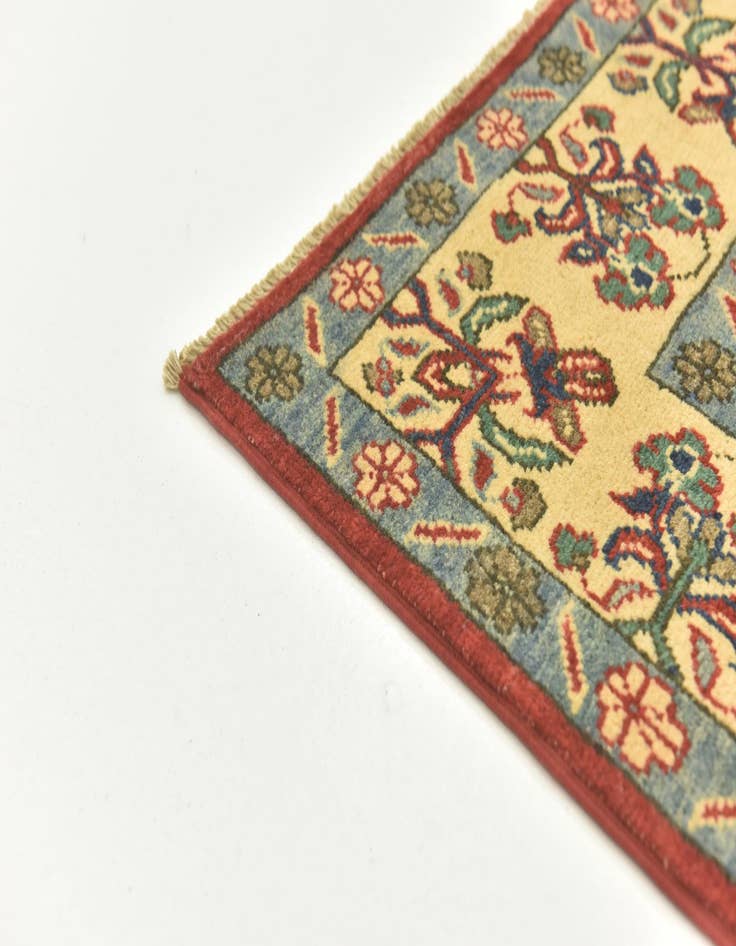 Detail image of  4' 10 x 7' 2  Hand Knotted Kazak Rug