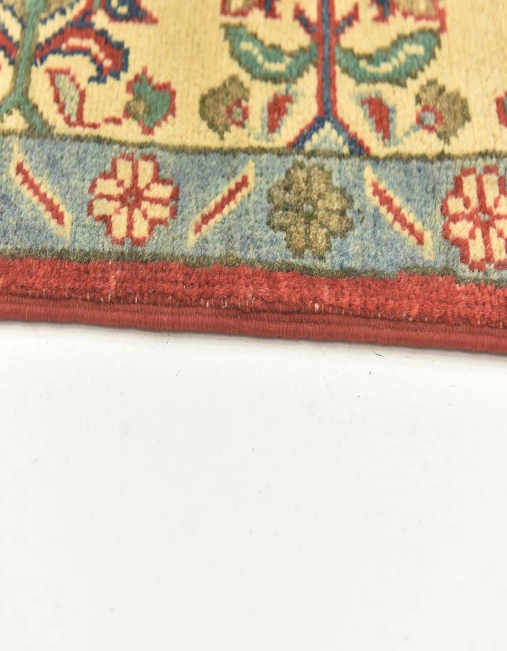 Detail image of  4' 10 x 7' 2  Hand Knotted Kazak Rug