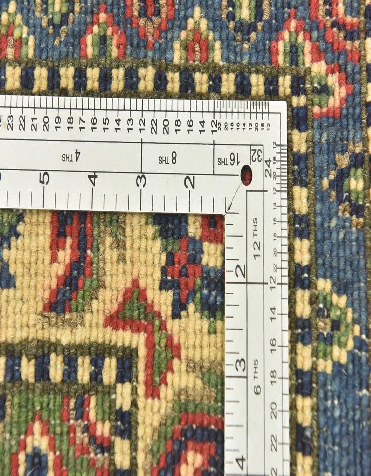 Detail image of  4' 2 x 5' 8  Hand Knotted Kazak Rug