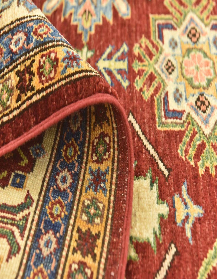 Detail image of  6' x 8' 3  Hand Knotted Kazak Oriental Rug