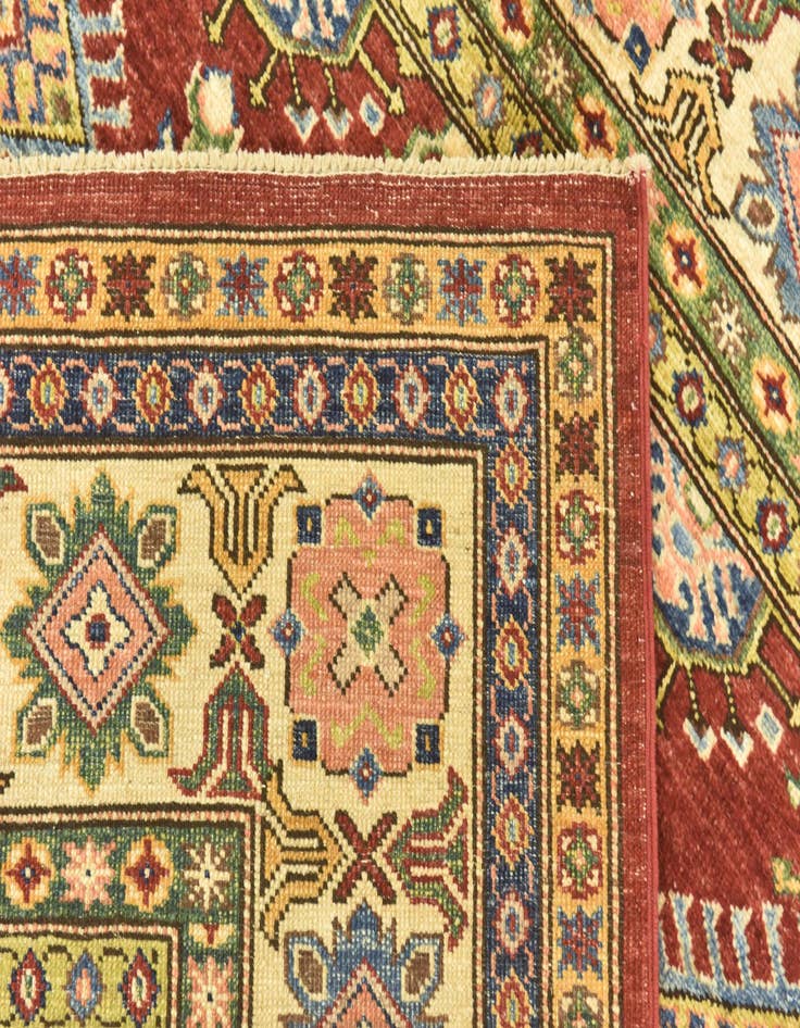 Detail image of  6' x 8' 3  Hand Knotted Kazak Oriental Rug