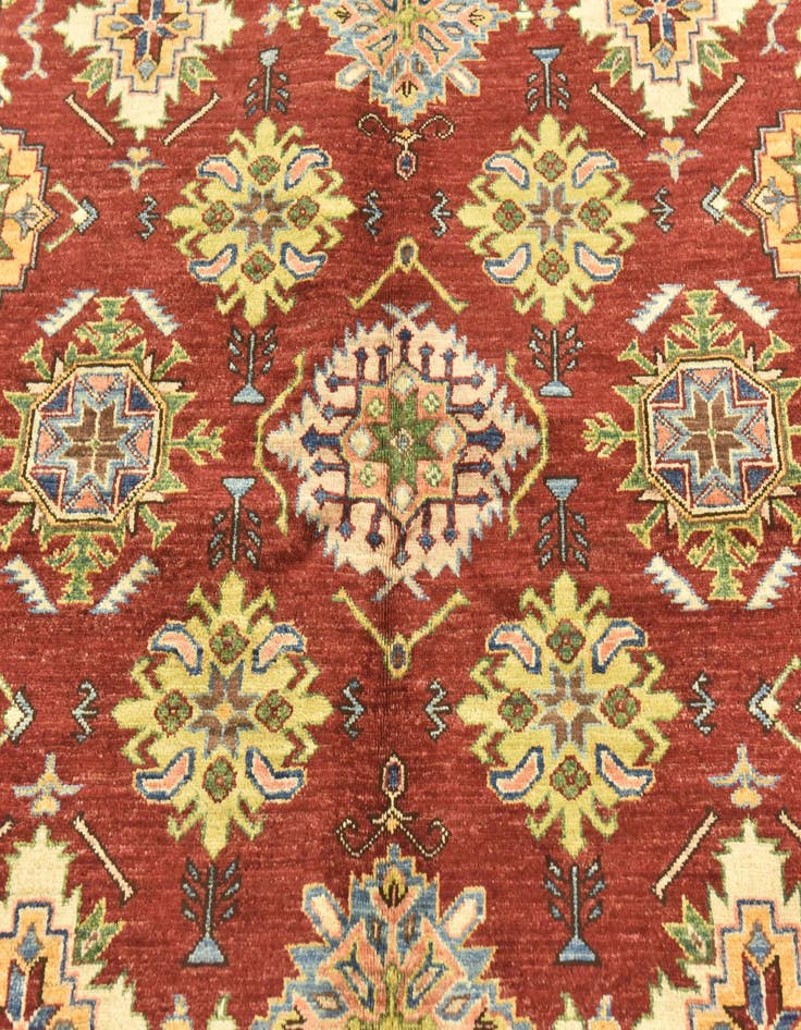 Detail image of  6' x 8' 3  Hand Knotted Kazak Oriental Rug
