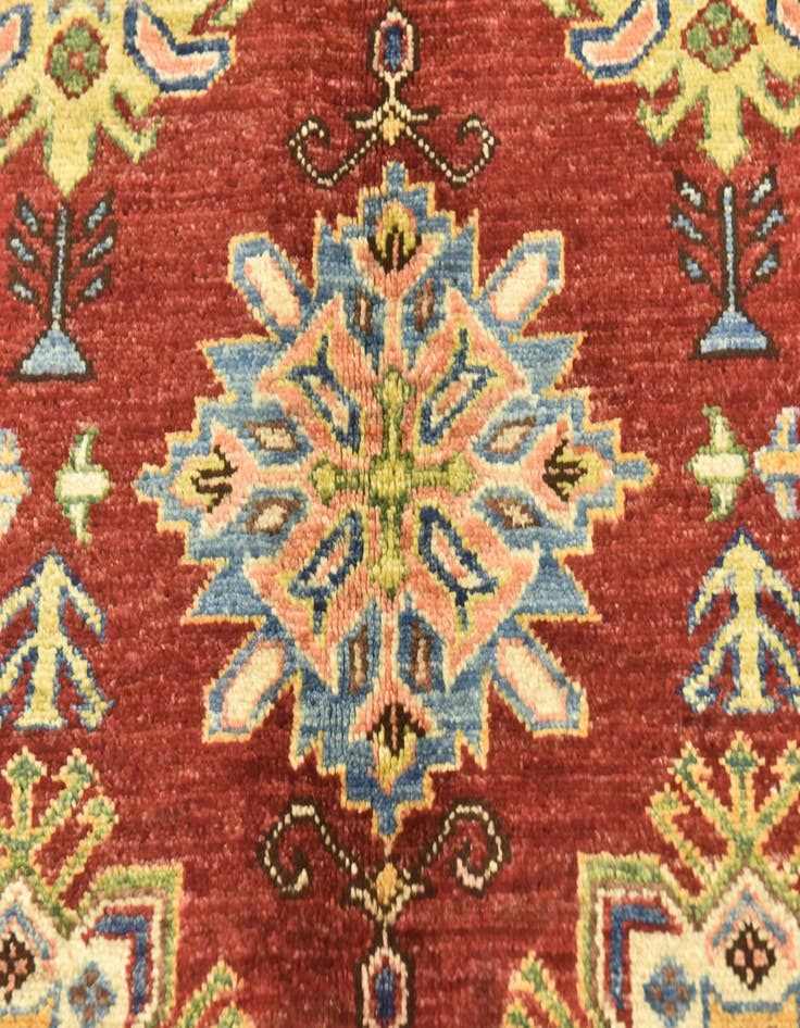 Detail image of  6' x 8' 3  Hand Knotted Kazak Oriental Rug