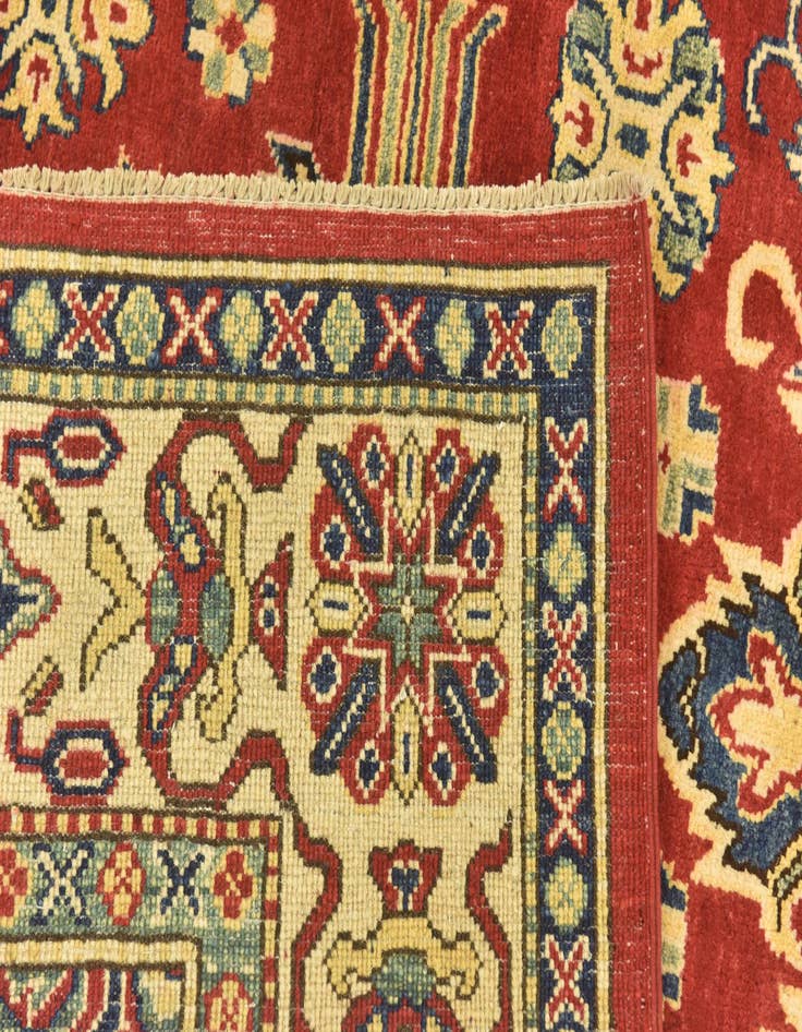 Detail image of  6' 7 x 9' 5  Hand Knotted Kazak Rug