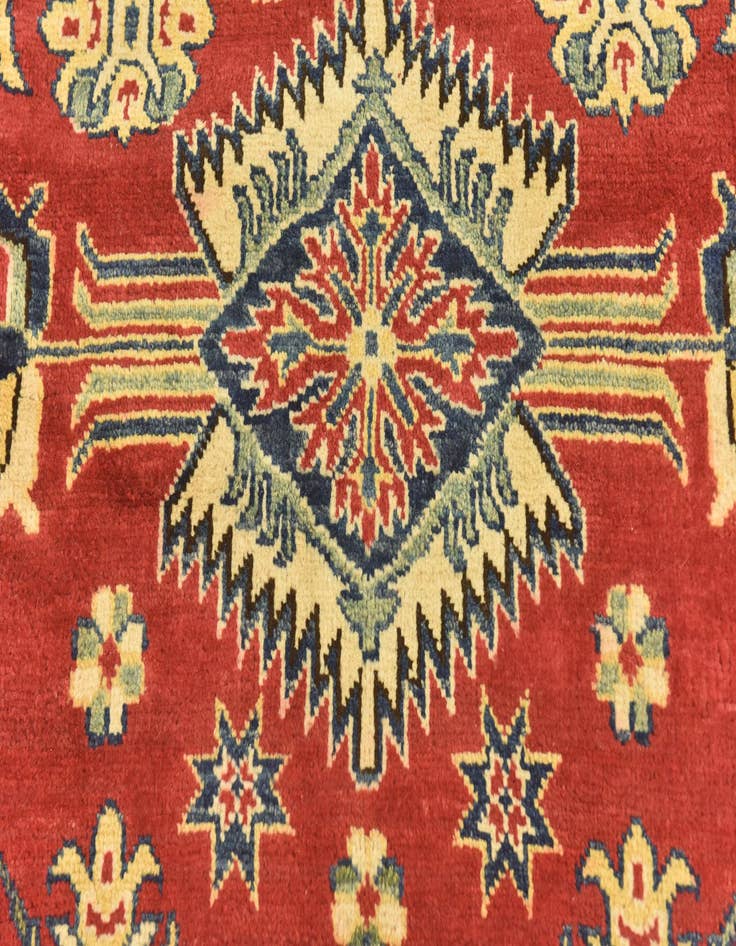 Detail image of  6' 7 x 9' 5  Hand Knotted Kazak Rug