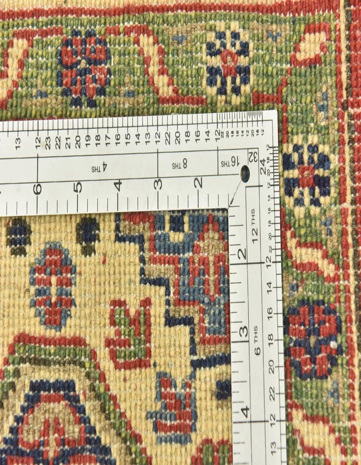 Detail image of  6' 7 x 9' 7  Hand Knotted Kazak Rug